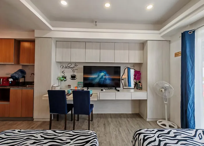 Azur A732, Amani Residences, 5 Minutes Airport, Netflix, Stylish, Cozy With Luxurious Swimming Pool Apartment